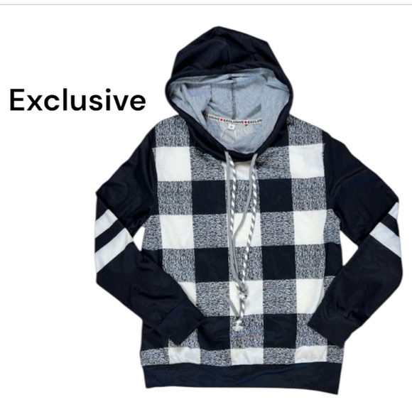 NWT Exclusive Black & White Checkered Hoodie
Size M - Picture 1 of 9